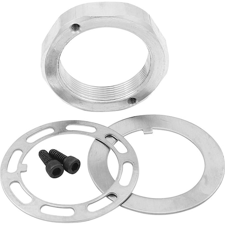 Allstar Performance Aluminum Spindle Nut Kit with 2 in. Pin ALL44131
